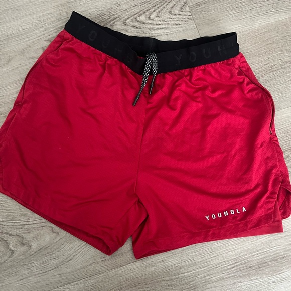 YoungLA Other - YoungLA Red Men's Athletic Shorts size M